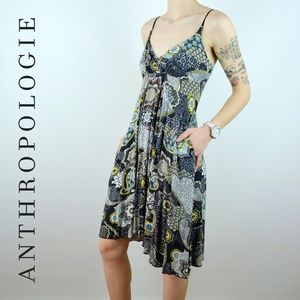 ANTHROPOLOGIE // Floral Paisley Print Dress, Small